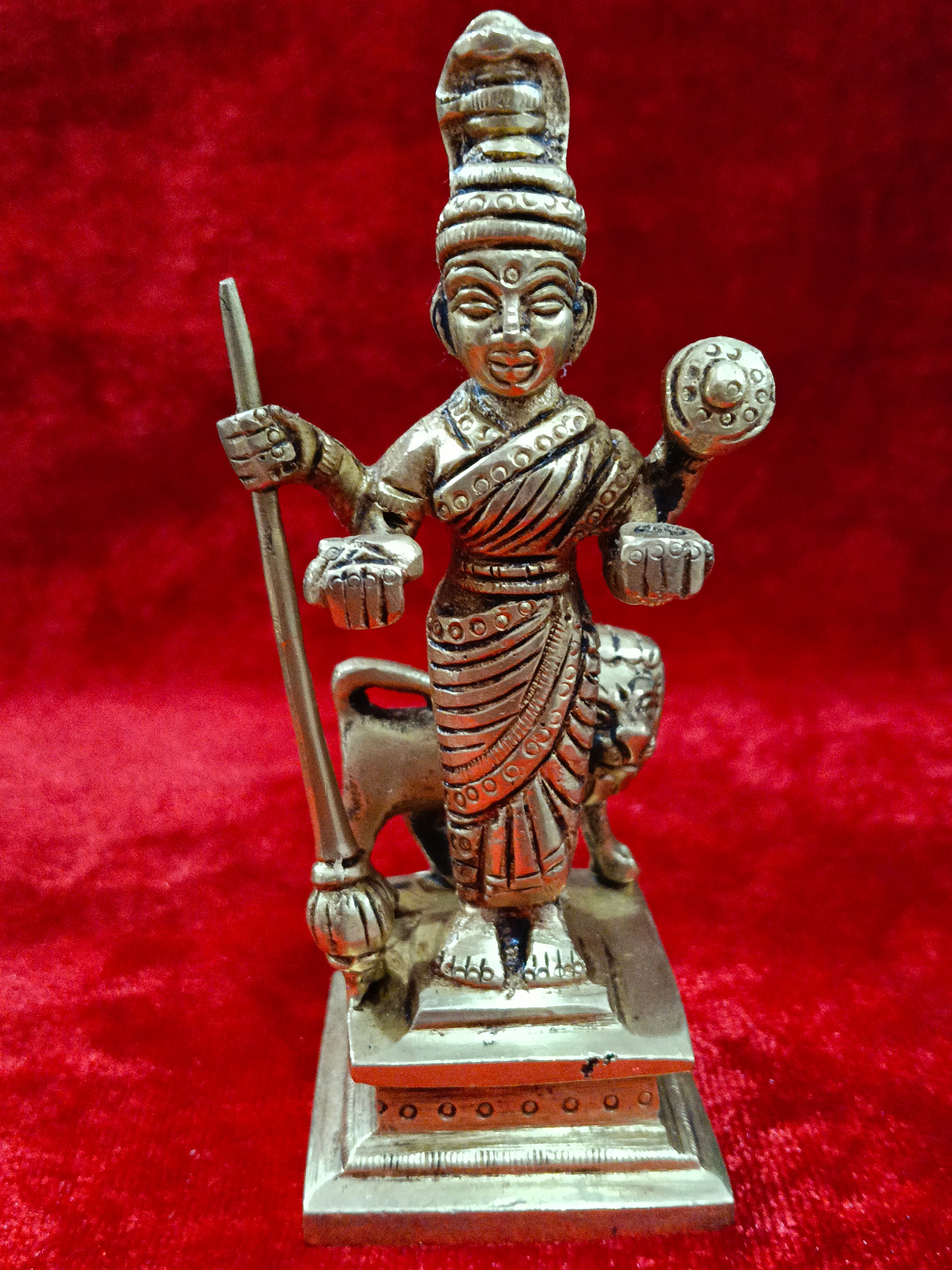 Pure Brass kolhapur mahalaxmi idol