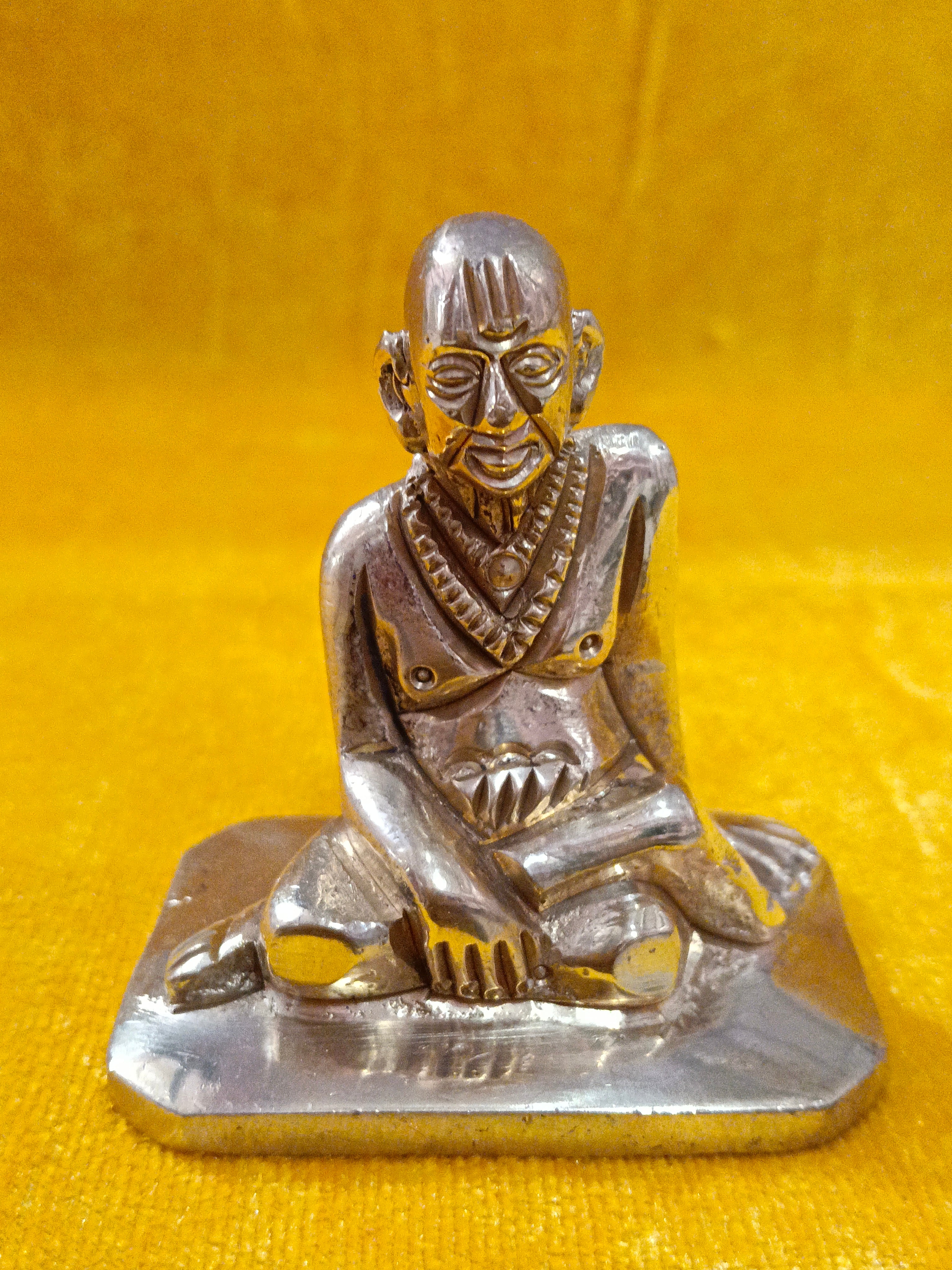 Pure Brass Swami Samarth Maharaj Idol For Home Temple( 2.5 inch)