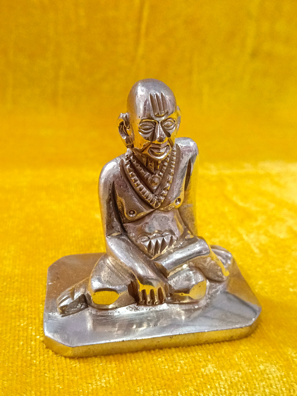 Pure Brass Swami Samarth Maharaj Idol For Home Temple( 2.5 inch)
