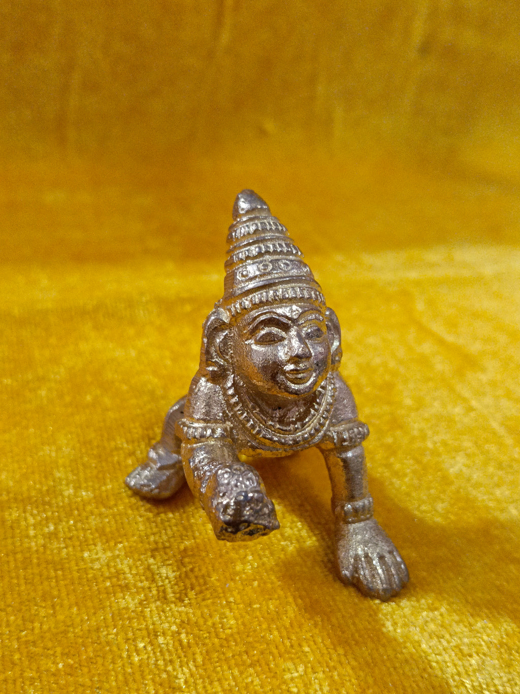 Pure Brass laddu Gopal balkrishna idol