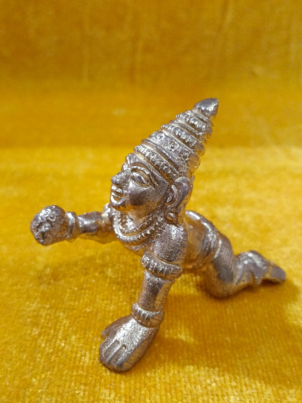 Pure Brass laddu Gopal balkrishna idol